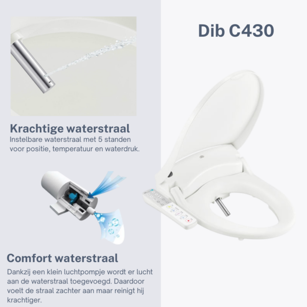 Douche wc Dib C430 bidet design - Afbeelding 3