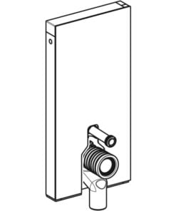 Geberit Monolith voor vloerstaand closet 101 cm hoog