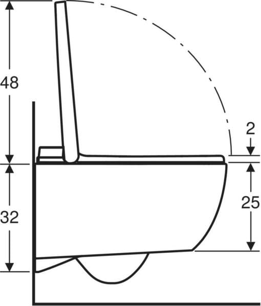 Geberit AquaClean Alba - toiletsysteem wand-wc