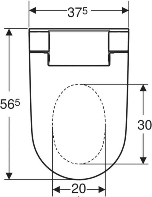 Geberit AquaClean Alba - toiletsysteem wand-wc