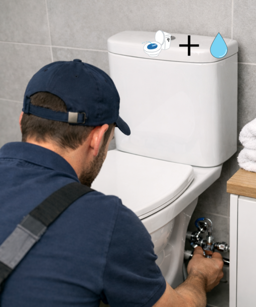 Water + Bidet installatie