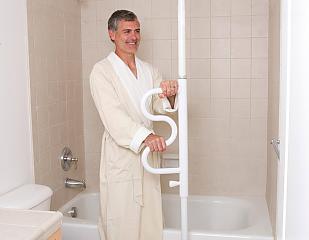 Verstelbare Grijppaal - Extra Steun bij Toilet of Douche