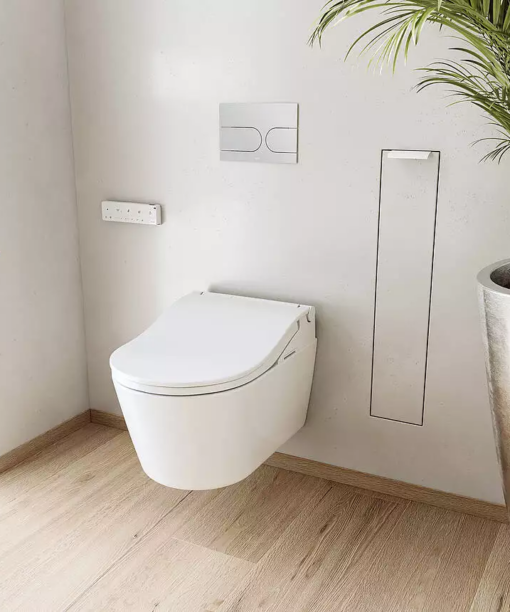 Alternative view of WASHLET® RW - witte details